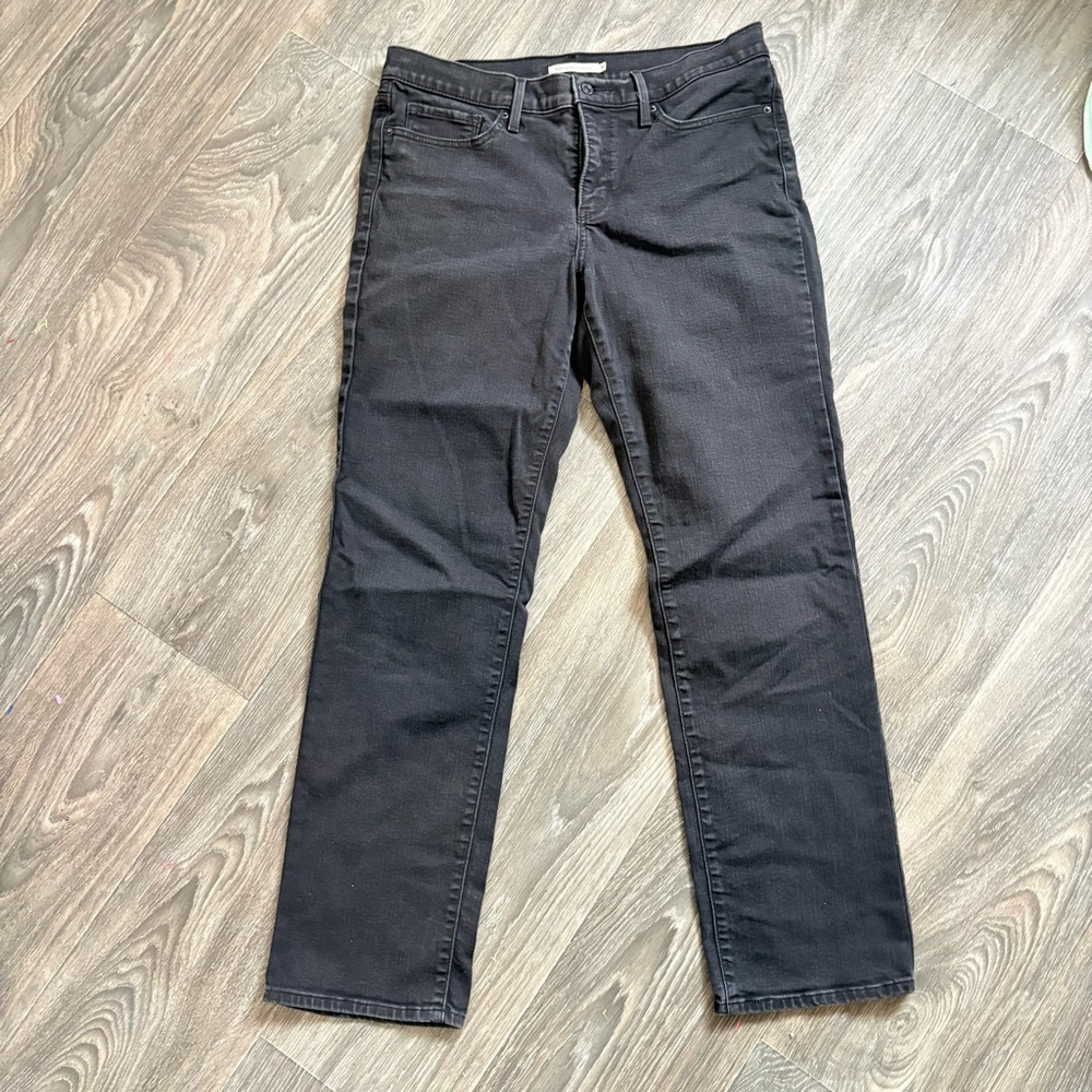 Levi's 314 Shaping Straight Women's Jeans Mid-Rise black